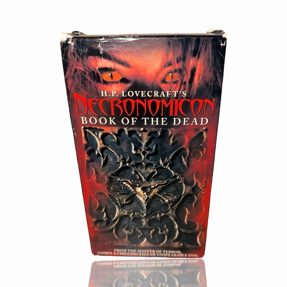 H.P. Lovecraft’s Necronomicon: Book of the Dead VHS Tape w/ Slipcover R